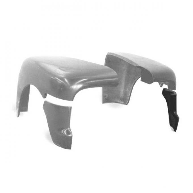 Ford Pickup Truck Front Fender Extension - Fiberglass Replacement - Lower Left