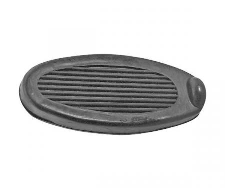 Model A Ford Brake & Clutch Pedal Pad Set - Black Rubber