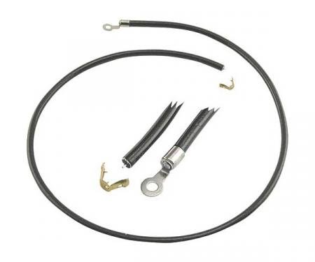 Spark Plug Wire Set - Black - With Ring Ends - V8 - Ford Commercial & Truck
