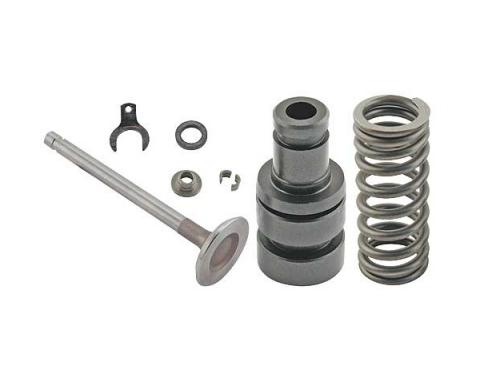 Solid Valve Kit - Straight Valve Solid Style Components - Ford Flathead V8 85 & 90 & 95 HP