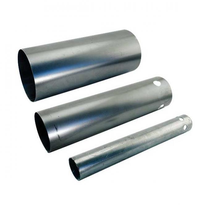Model T Ford Muffler Shell Section - 3 Pieces - For Steel End Muffler - For 1 Bolt Style Castings
