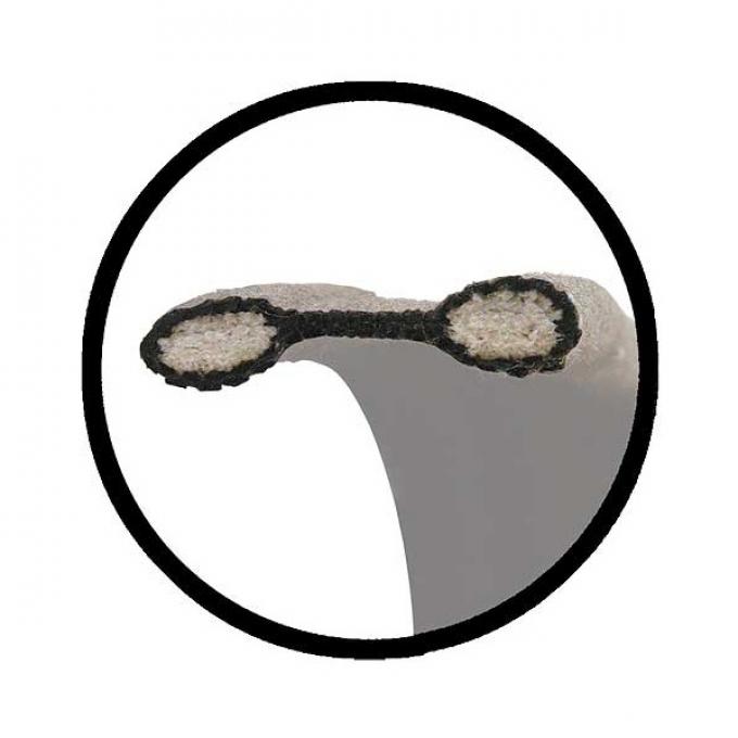 Ford Pickup Truck Cowl Seal Kit - Cloth - Original Type