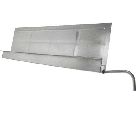 Model A Ford Rear Window Drain Pan - For Roll-Down Rear Window