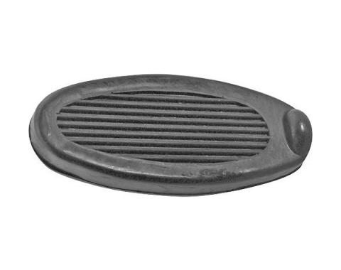 Model A Ford Brake & Clutch Pedal Pad Set - Black Rubber