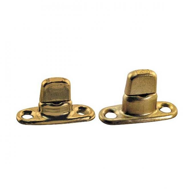 Model T Ford Side Curtain Fastener Set - Common Sense - Brass - 34 Piece Set - Roadster