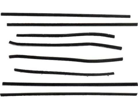 PUI 59 EDSEL CONV WINDOW W/ST 201262 | Belt Weatherstrip Kit/ 8pcs/ Edsel Corsair Convertible