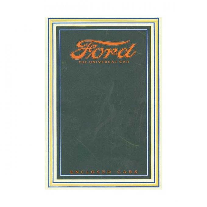 Ford The Universal Car Enclosed Car - 15 Pages - 80 Illustrations