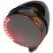 Mustang Red LED Turn Signal Side Mirrors, Shelby Sport-Style With Short Bases, 1964-1966