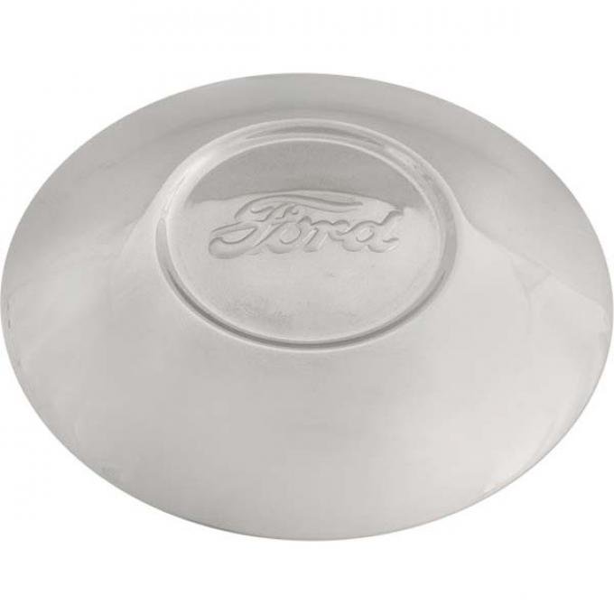 Model A Ford Hub Cap - Stainless Steel - Ford Script - Fits3-3/4 Rim Opening - Show Car Top Quality