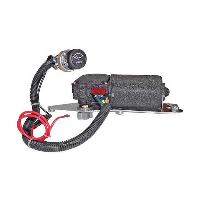 Ford Pickup Truck Electric Wiper Motor Conversion Kit - 12 Volt - Will Not Fit With Factory Radio