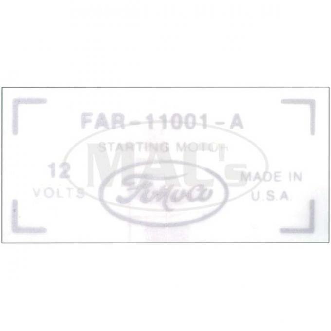 Starter Decal - Mercury