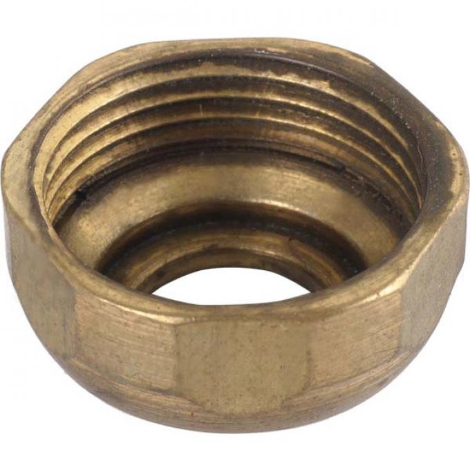 Model A Ford Fuel Shut Off Valve Packing Nut - Brass