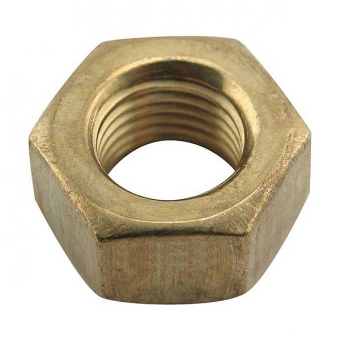 Exhaust Manifold To Crossover And Muffler Pipe Nut Set - Brass - Ford & Mercury