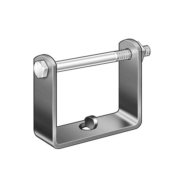 Rear Spring Clamp 7, 8 Or 10 Leaf Spring Black Ford Blue Oval