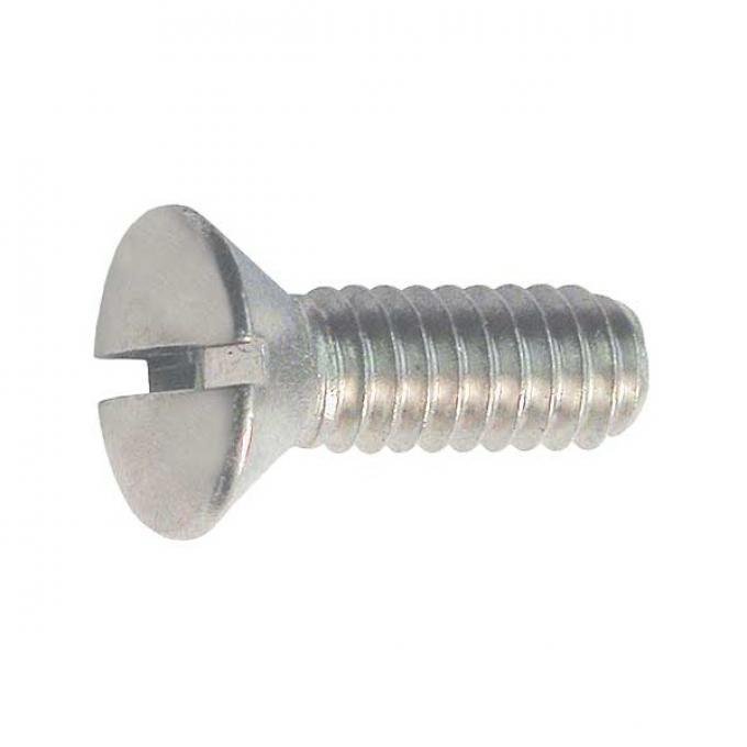Oval Head Machine Screw - 1/4-20 X 3/4 - Stainless Steel - Slotted