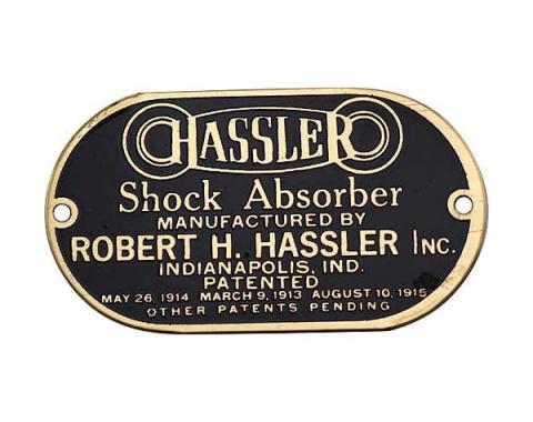 Model T Ford Hassler Shock Absorber Plate - Brass Finish