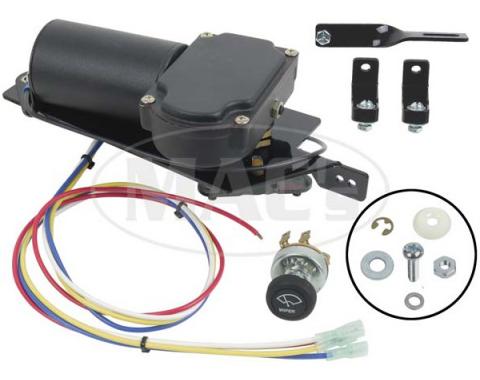 Electric Wiper Motor Conversion Kit - 12 Volt, Late 1947-1948