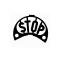 Model A Ford Tail Light Stop Insert - For Drum Type Light -Steel