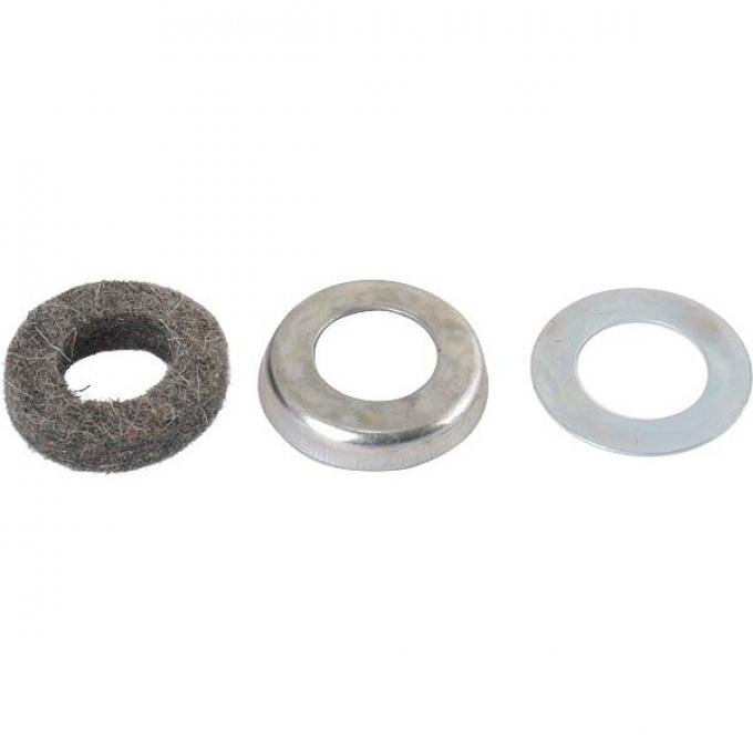 Model A Ford Water Pump Bearing Disc Felt & Washer Set - Front - 6 Pieces