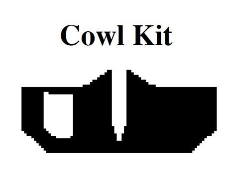 Insulation Kit, Cowl Kit, For Coupe, 1961-63