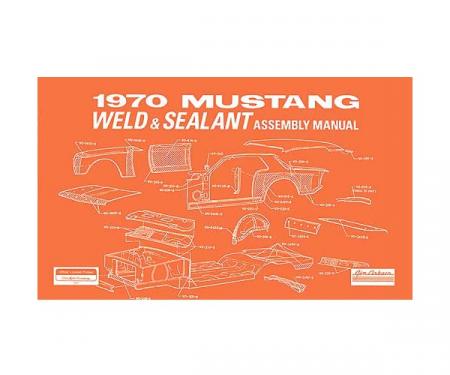 Ford Mustang Weld and Sealant Assembly Manual - 90 Pages