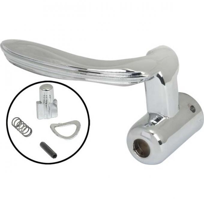Front Vent Window Handle - Right - Ford Except Convertible & Crown Victoria