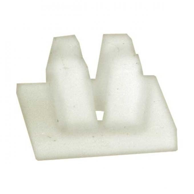 License Plate Nut - Self Threading - White Plastic