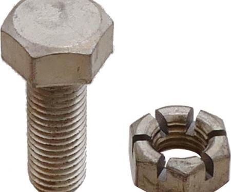 Emergency Brake Handle To Firewall Hardware Kit - Cadmium Finish - Ford & Mercury