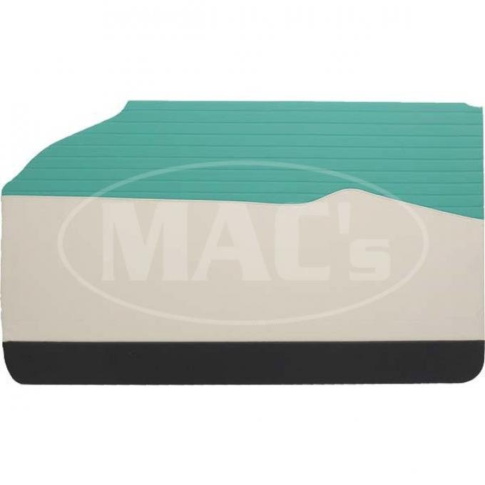 Door Panels - White & Aqua Two Tone - Ford Crown Victoria -Body Style 64A or 64B