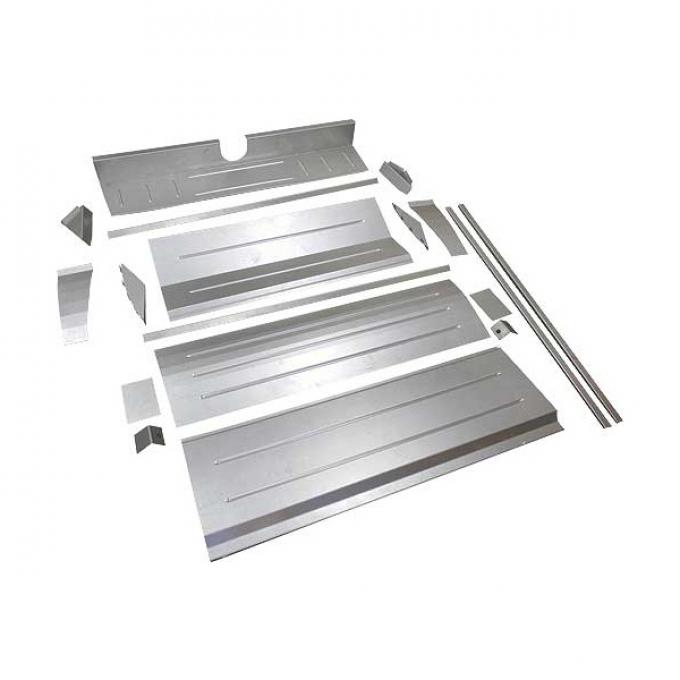 Trunk Floor Kit - Street Rod Style - 18 Pieces - Ford Sedan& 38 Ford Deluxe
