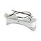 Console Light Assembly - Die-cast Body - Chromed Bezel - White Plastic Lens