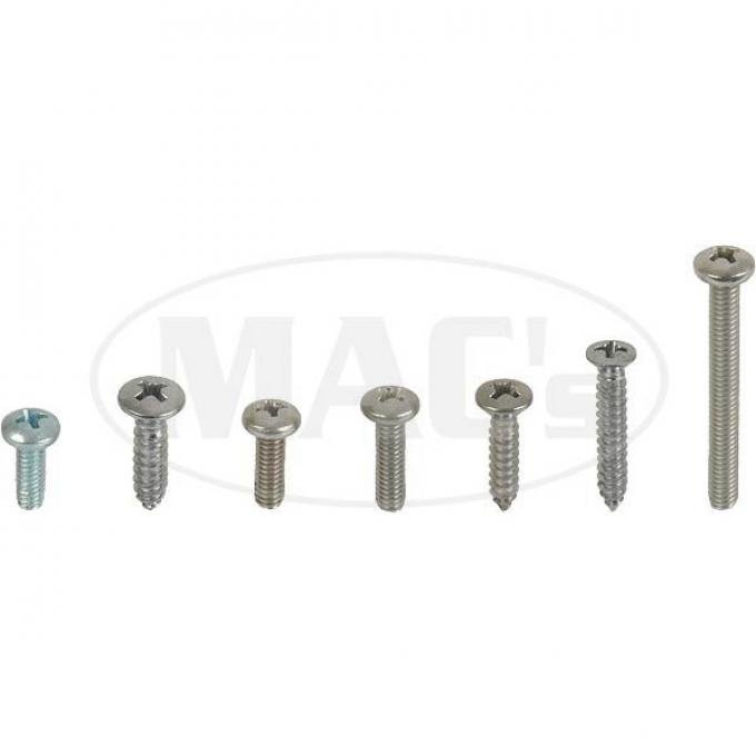 Exterior Screw Kit (42 Pieces), Fairlane, 1964-1965