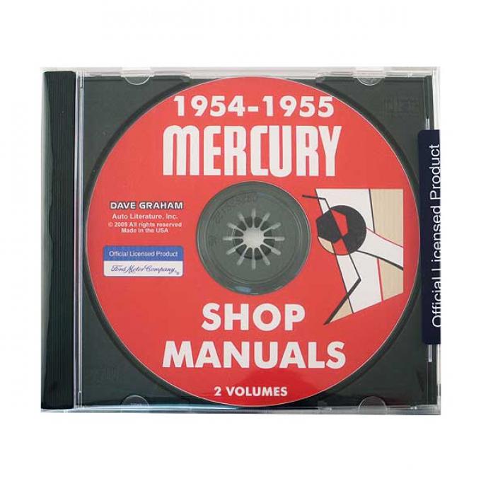 Shop Manual CD - Mercury Passenger Car - For Windows Operating Systems Only