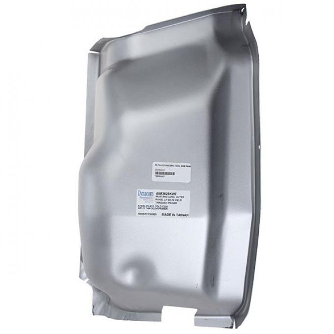 Outer Cowl/Kick Panel, Left, Weld-Thru Primer, 1969-1970