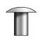 Model A Ford Rivet - 3/16 X 1/2 - Brazier Oval Head - For Floor Sills 4 Metal Thickness