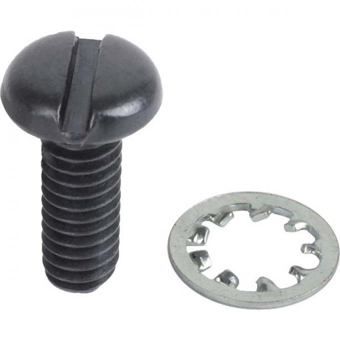 Model A Ford Firewall To Gas Tank Screw Set - Black Oxide -20 Pieces