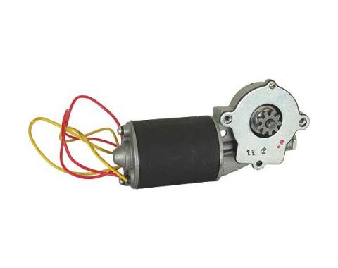 Power Window Motor - New - 9 Tooth Metal Gear - Left