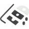 Peep Mirror - Universal - Chrome - Curved Arm - 3 Inch Mirror - Stainless Steel Head - Right Or Left - No Script