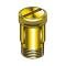 Model T Ford Front Spring Shackle Oiler, Brass, Threaded Twist Type