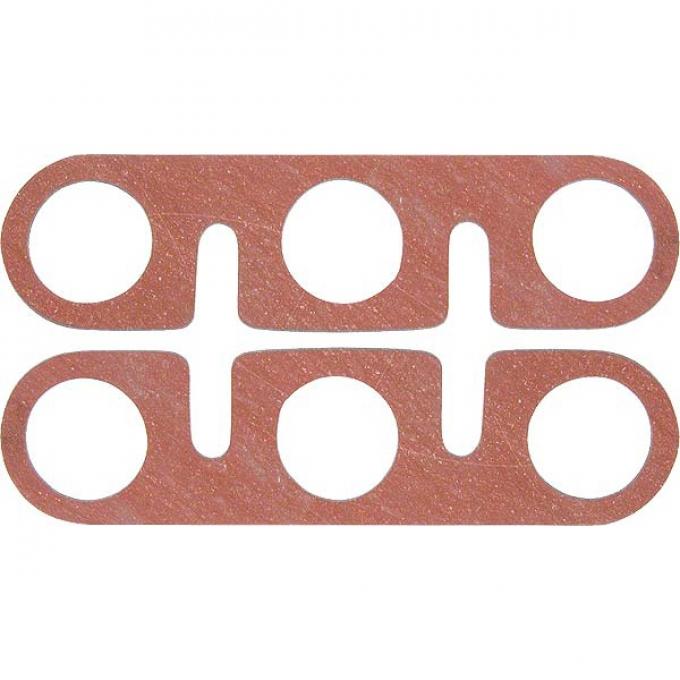 Intake and Exhaust Manifold Gaskets - Flat Asbestos-Like Type - 2 Pieces
