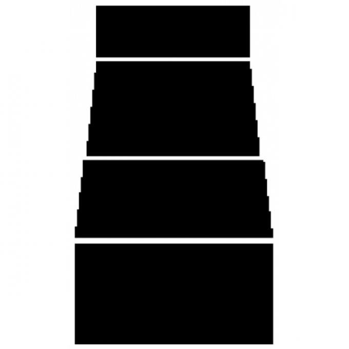 Model A Ford Wood Floor Weather Barrier Kit - 4 Pieces - Complete Floor - Tudor Sedan