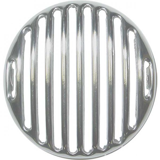 Front Fender Horn Grille Cover - Stainless Steel - Ford Passenger