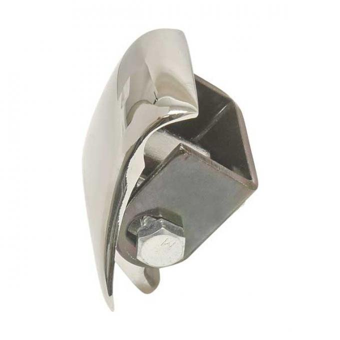 Front Fender Tie Bracket - Chrome - With Hardware - Ford Passenger