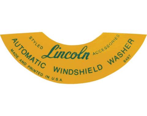 Windshield Washer Bottle Lid Decal - Mercury