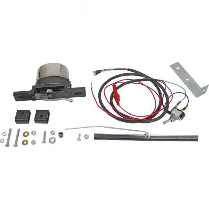 Model A Ford Direct Replacement Windshield Wiper Kit - Closed Car - 12 Volt - Except For Slant Windshield & Right-Hand Drive Cars