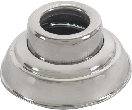 Door Handle Escutcheon - Stainless Steel - Spring Loaded - Ford Pickup Truck