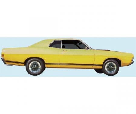Ford Fairlane & Torino Lower Body GT Stripe Kit, 1968-1969