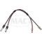 Ford Thunderbird Backup Light Feed Wire, 2 Wires, 7 Long, 1958-60