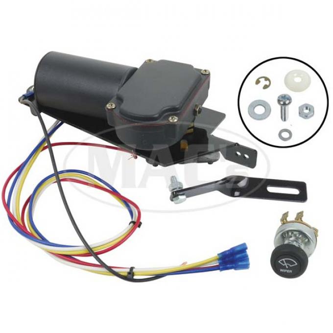 Electric Wiper Motor Conversion Kit - 12 Volt, 1942-Early 1947