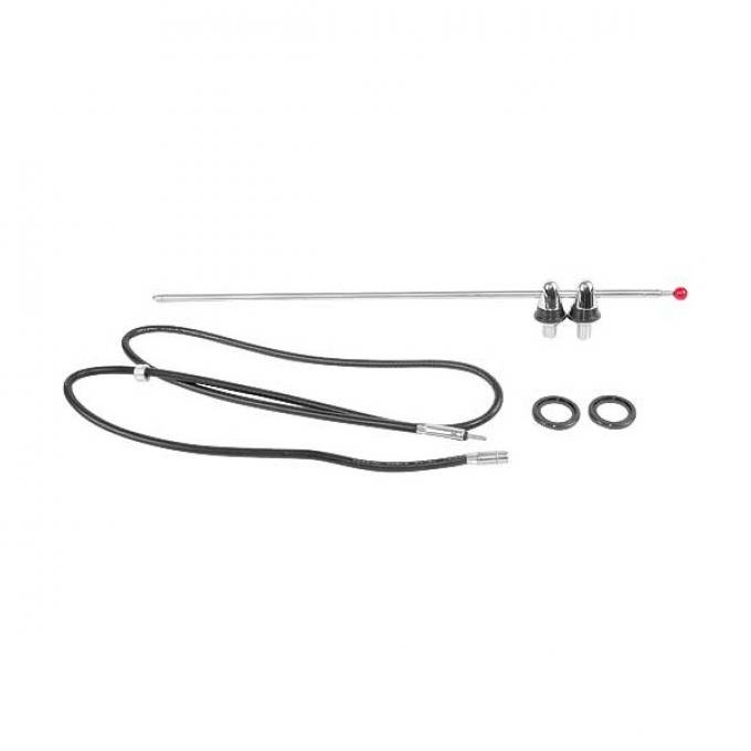 Universal Cowl Mount Radio Antenna - Cowl Mount - Mercury